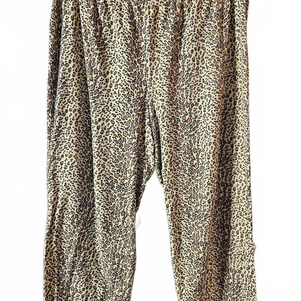 Plus Size Leopard Print Lounge Pants 3X - Picture 1 of 3